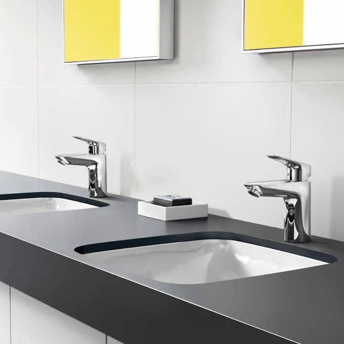 Смеситель для умывальника Hansgrohe Logis с донным клапаном, хром (71107000) - Фото 2