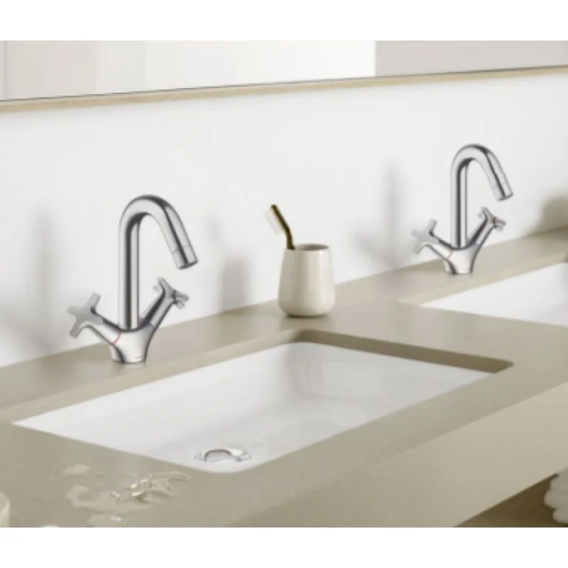 Змішувач для умивальника Hansgrohe Logis Classic 150 LowPressure, хром (71271000) - Фото 2