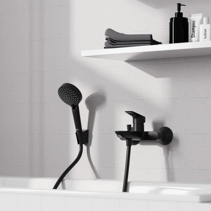 Смеситель Hansgrohe Logis для ванны, Matt Black (71400670) - Фото 2