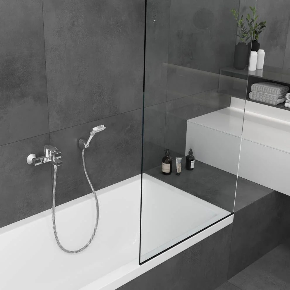 Змішувач для ванни Hansgrohe Vernis Shape, Matt Black (71450670) - Фото 2