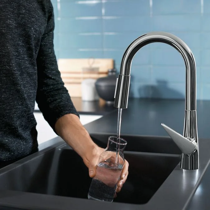 Змішувач для кухні Hansgrohe Talis S 160, хром (72815000) - Фото 2