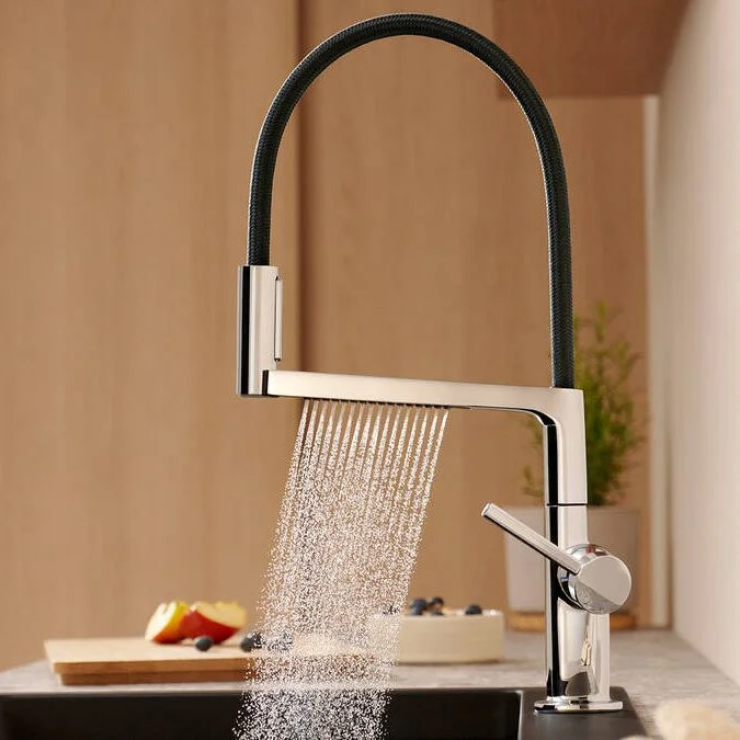 Смеситель кухонный Hansgrohe Talis M54 PowderSpray 210 3jet Semi-Pro, Chrome (72861000) - Фото 2