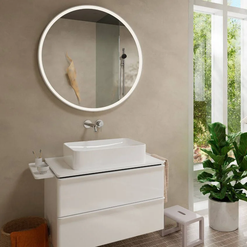 Смеситель Hansgrohe Tecturis S 225 для умывальника со стены, Chrome (73351000) - Фото 2
