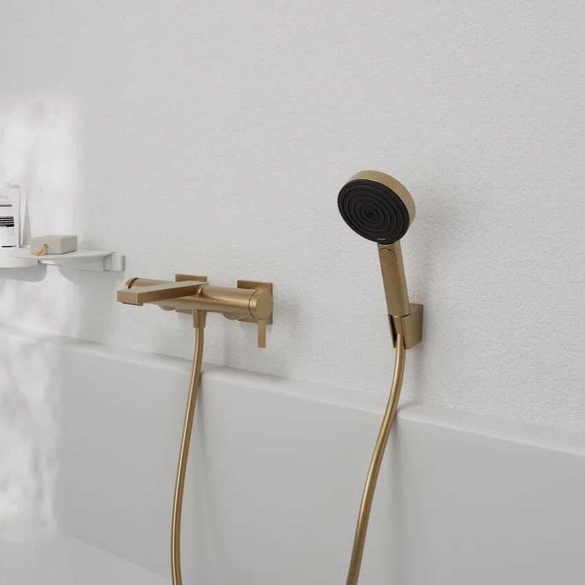Змішувач Hansgrohe Tecturis E для ванни, Brushed Bronze (73420140) - Фото 2