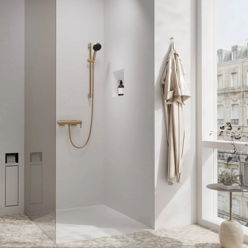 Смеситель для душа Hansgrohe Tecturis E, Brushed Bronze (73620140) - Фото 2