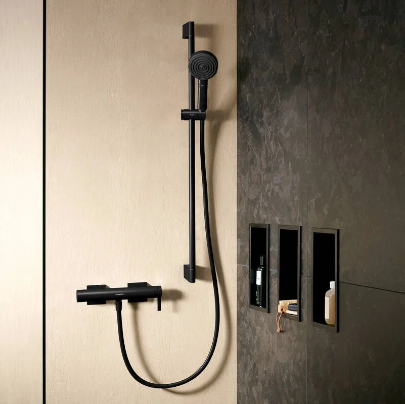 Змішувач Hansgrohe Tecturis E для душу, Matt Black (73620670) - Фото 2