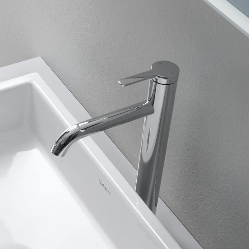 Змішувач для умивальника Duravit C1, хром (C11030001010) - Фото 3