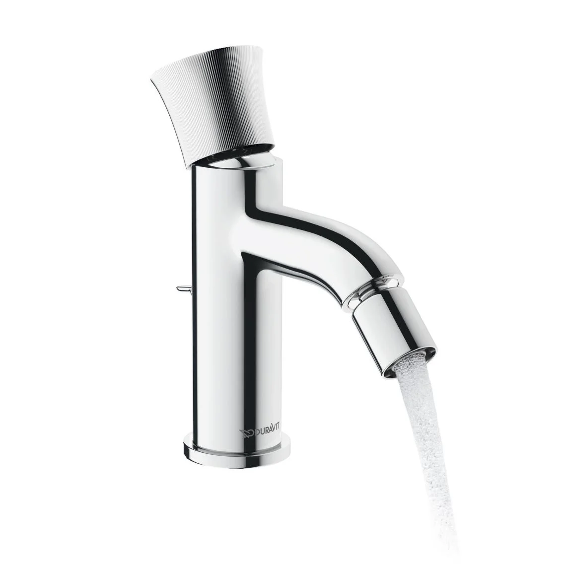 Смеситель для биде Duravit White Tulip, хром (WT2400001010) - Фото 2