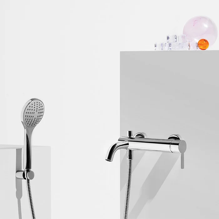 Смеситель для ванны с душевым набором, Zucchetti Gill, Chrome (ZGL139) - Фото 2
