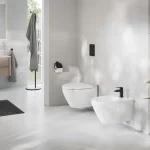 Смеситель для биде Grohe Cubeo однорычажный, S-размера, черный матовый (1018102430) - Фото 2
