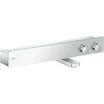 Термостат для ванни Hansgrohe ShowerTablet Select 600 мм, хром (13109000) - Фото 1