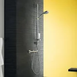 Термостат для душа Hansgrohe Ecostat, черный матовый (13116670) - Фото 2