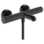 Смеситель с термостатом для ванны Hansgrohe Ecostat Fine, Brushed Black Chrome (13325340) - Фото 1