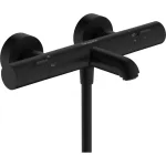 Смеситель с термостатом для ванны Hansgrohe Ecostat Element, Matt Black (13347670) - Фото 1