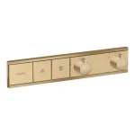 Термостат прихованого монтажу Hansgrohe RainSelect на 2 споживача, Brushed Bronze (15380140) - Фото 1