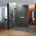 Термостат прихованого монтажу Hansgrohe RainSelect на 2 споживача, Brushed Black (15380340) - Фото 2