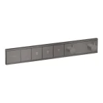 Термостат скрытого монтажа Hansgrohe RainSelect на 4 потребителя, Brushed Black (15382340) - Фото 1