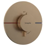 Термостат скрытого монтажа Hansgrohe ShowerSelect Comfort S HighFlow, Brushed Bronze (15559140) - Фото 1