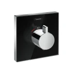 Термостат скрытого монтажа Hansgrohe ShowerSelect Glass HighFlow, Black/Chrome (15734600) - Фото 1