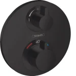 Термостат скрытого монтажа Hansgrohe Ecostat S, Matt Black (15758670) - Фото 1