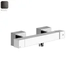 Термостат для душа Gessi Rettangolo K, Black Metal Bruched PVD (19431707) - Фото 1
