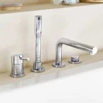Смеситель на борт ванны Grohe Concetto врезной на 4 отверстия, хром (19576002) - Фото 2
