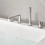 Змішувач для ванни Grohe Lineare New на 4 отвори, суперсталь (19577DC1) - Фото 2