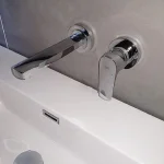 Смеситель для умывальника Grohe BauFlow на 2 отверстия, настенный монтаж, хром (20287000) - Фото 2