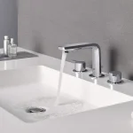 Змішувач для умивальника Grohe Lineare New на 3 отвори, хром (20304001) - Фото 2