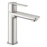Смеситель для умывальника Grohe Lineare S-Size с донным клапаном, нержавеющая сталь (23106DC1) - Фото 1