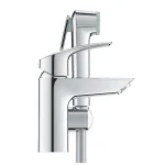 Смеситель для умывальника Grohe Eurosmart New S-Size с гигиеническим душем, хром (23124003) - Фото 2