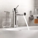 Смеситель для умывальника Grohe Essence New S-Size с донным клапаном, хром - Фото 3
