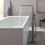 Змішувач для ванни Grohe Lineare підлоговий, графіт темний матовий (23792AL1) - Фото 3