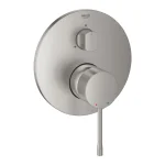 Смеситель однорычажный Grohe Essence с трехходовым переключателем, supersteel (24169DC1) - Фото 1