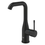 Смеситель для умывальника Grohe Essence New L-Size, черный матовый (24177KF1) - Фото 2