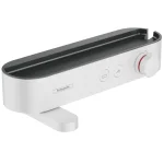 Термостат для ванны Hansgrohe ShowerTablet Select 412 мм, Matt White (24340700) - Фото 1