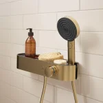 Термостат Hansgrohe ShowerTablet Select 400 мм для душа, Brushed Bronze (24360140) - Фото 2