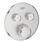 Термостат для ванны скрытого монтажа Grohe Grohtherm SmartControl, стальной (29119DC0) - Фото 1