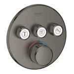 Термостат для  ванны скрытого монтажа Grohe Grohtherm SmartControl, внешняя часть, хром - Фото 3
