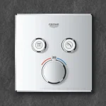 Термостат для душа скрытого монтажа Grohe Grohtherm SmartControl, внешняя часть, хром (29124000) - Фото 2