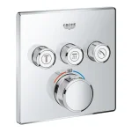 Термостат для душа скрытого монтажа  Grohe Grohtherm SmartControl, внешняя часть, хром - Фото 1