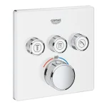 Термостат скрытого монтажа с тремя кнопками управления Grohe Grohtherm SmartControl (29157LS0) - Фото 1
