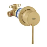 Смеситель для душа Grohe Essence однорычажный, скрытого монтажа, брашированное золото (29197GN0) - Фото 2