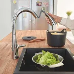 Змішувач для кухні Grohe Zedra Touch сенсорний одноважільний, хром (30219002) - Фото 3