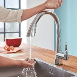 Змішувач для кухні Grohe Zedra Touch сенсорний одноважільний, хром (30219002) - Фото 2