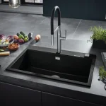 Змішувач для кухні Grohe Essence New, сталь / чорний (30294DC0) - Фото 2