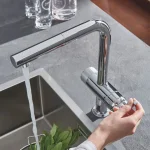 Смеситель для кухни Grohe Blue Pure Mint , хром (30382000) - Фото 3