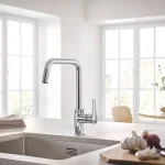 Змішувач одноважільний для миття Grohe Eurosmart, хром (30567000) - Фото 3