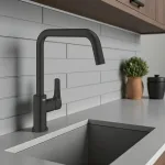 Смеситель для кухни Grohe Eurosmart однорычажный 1/2, черный матовый (305672430) - Фото 2