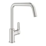 Змішувач для кухні Grohe Eurosmart одноважільний, суперсталь (30567DC0) - Фото 1